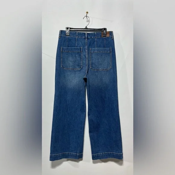 Johnny Was Shuri Floral Embroidered High-Rise Wide Leg Jeans Size 29 Inseam‎ - Picture 3 of 11